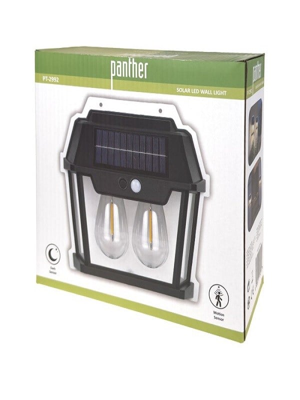Genel Hırdavat Ürünleri PANTHER PT-2992 SOLAR LED DUVAR LAMBASI Satın Al