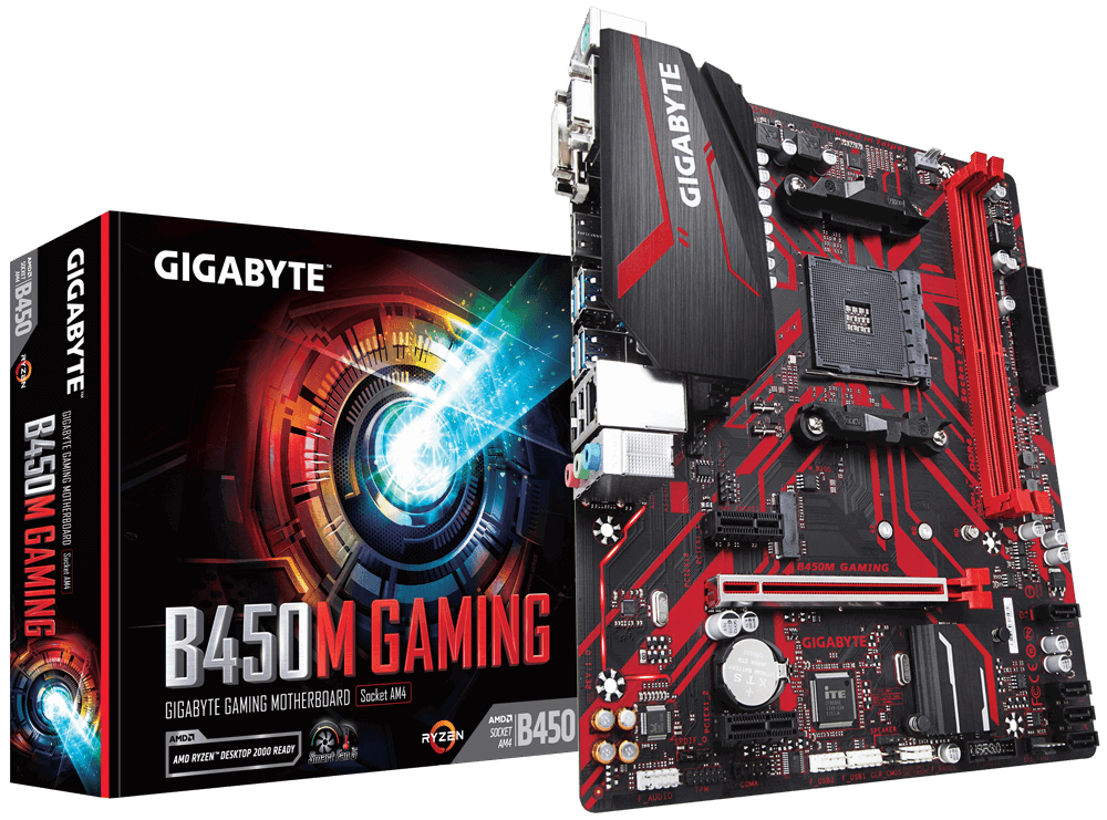 Gigabyte B450M Gaming DDR4 RGB M.2 AM4 Atx Anakart