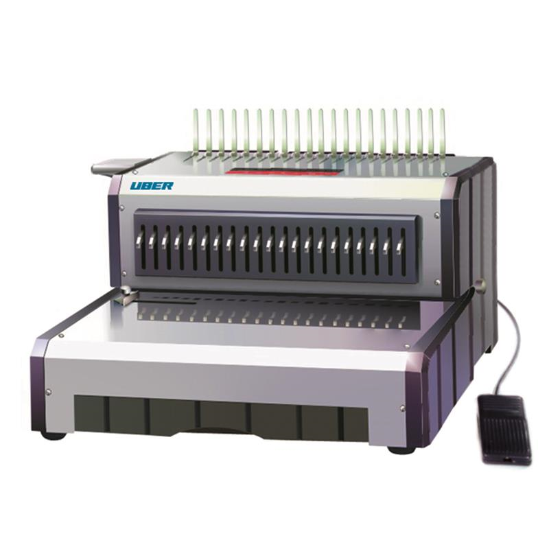 Giyotin Makas UBER D160 ELEKTRİKLİ PLASTİK SPİRAL CİLT MAKİNESİ Satın Al