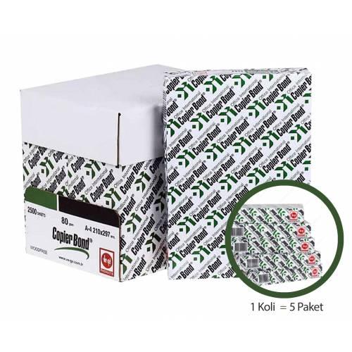 Gramajlı Fotokopi Kağıtları Copier Bond A4 Fotokopi Kağıdı 80Gr 1 Koli 5 Paket 2500 Sayfa Satın Al