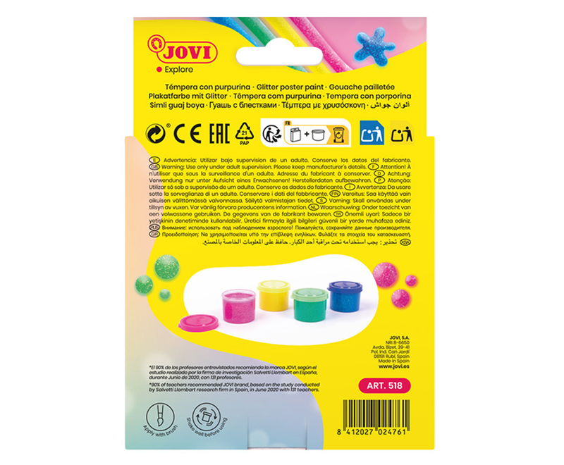 Guaj Boyalar JOVI 518 GUAJ BOYA 35ML SİMLİ 4 RENK Satın Al