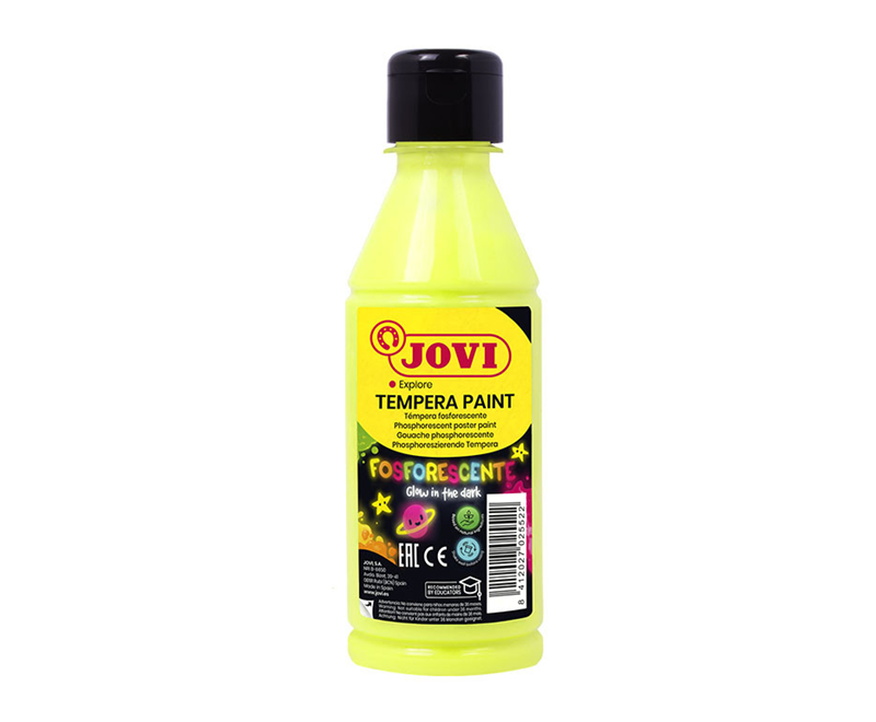Guaj Boyalar JOVI 519 GUAJ BOYA 250ML KARANLIKTA PARLAYAN FOSFORLU SARI Satın Al
