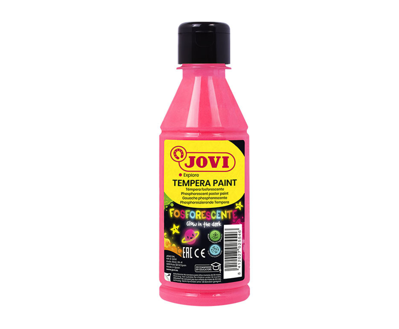 Guaj Boyalar JOVI 519 GUAJ BOYA 250ML KARANLIKTA PARLAYAN FOSFORLU PEMBE Satın Al