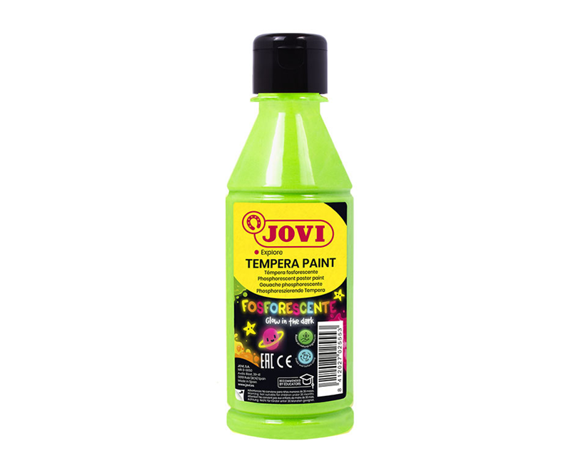 Guaj Boyalar JOVI 519 GUAJ BOYA 250ML KARANLIKTA PARLAYAN FOSFORLU YEŞİL Satın Al