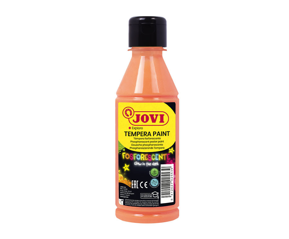 Guaj Boyalar JOVI 519 GUAJ BOYA 250ML KARANLIKTA PARLAYAN FOSFORLU TURUNCU Satın Al