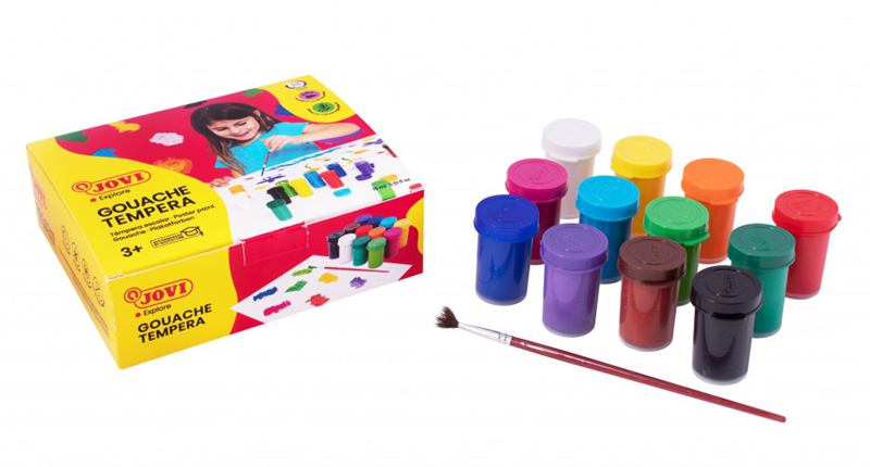 Guaj Boyalar JOVI 521 GUAJ BOYA 15ML KAVANOZ + FIRÇA ASORTİ RENKLER - 12'Lİ KUTU Satın Al