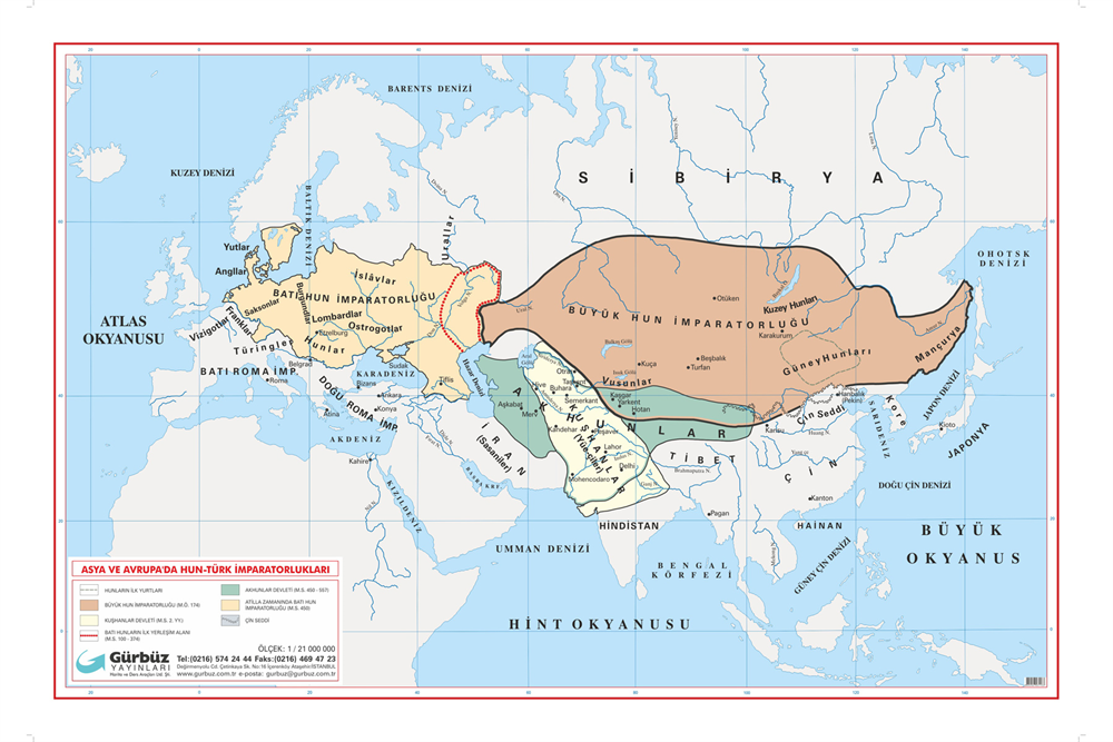 Gürbüz Asya’da ve Avrupa’da Hun-Türk İmp.