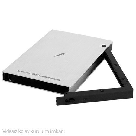Hard Diskler Frisby FHC-2550S Gümüş Usb 3.0 SATA Alüminyum 2.5