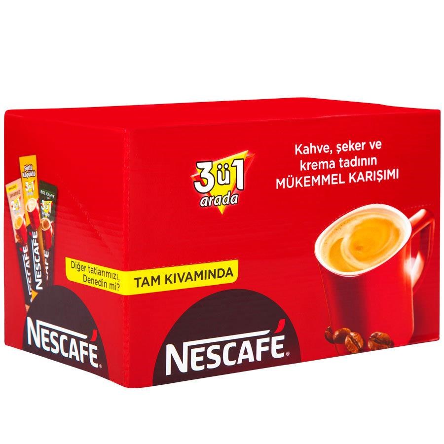 Hazır Kahveler Nescafe 3'ü 1 Arada Kahve 17,5 gr 72'li Paket Satın Al