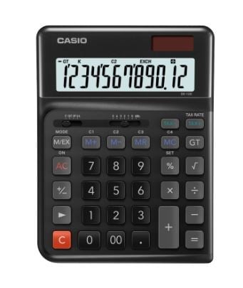 Hesap Makineleri Casio DE-12E-BK Siyah 12 Hane Masa Üstü Ergonomik Tuşlu Hesap Makinesi Satın Al