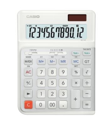 Hesap Makineleri Casio DE-12E-WE Beyaz 12 Hane Masa Üstü Ergonomik Tuşlu Hesap Makinesi Satın Al