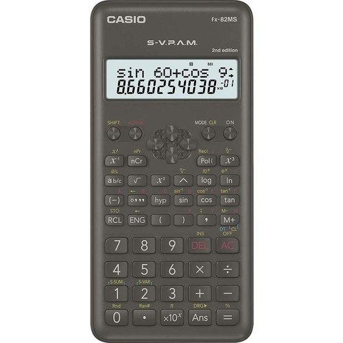 Hesap Makineleri Casio FX-82MS 2. Versiyon Bilimsel Fonksiyonlu Hesap Makinesi Satın Al