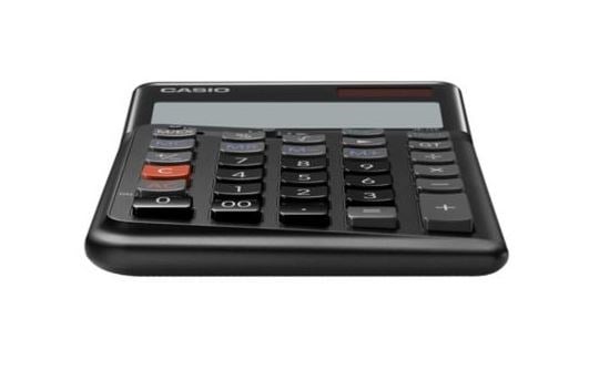 Hesap Makineleri Casio JE-12E-BK Siyah 12 Hane Masa Üstü Ergonomik Tuşlu Hesap Makinesi Satın Al