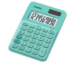 Hesap Makineleri Casio MS-7UC-GN 10 Hane Yeşil Masa Üstü Hesap Makinesi Satın Al