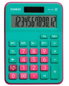 Hesap Makineleri Casio MX-12B-GNRD Yeşil+Pembe 12 Hane Masa Üstü Hesap Makinesi Satın Al