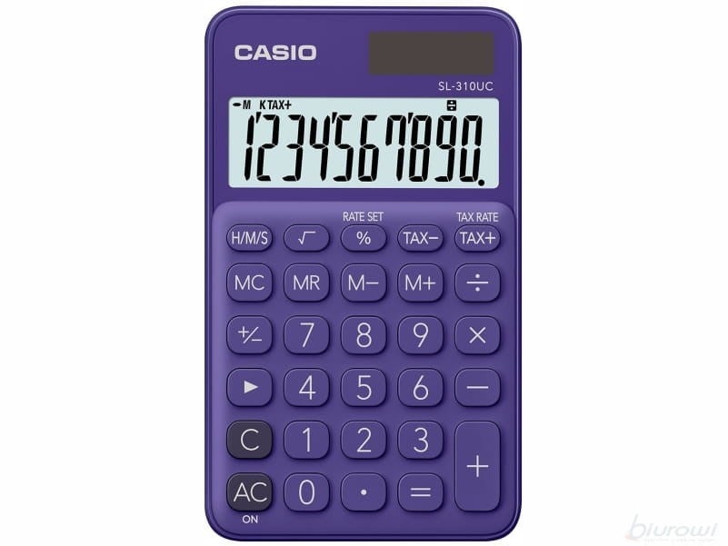 Hesap Makineleri Casio SL-310UC-PL Cep Tipi 10 Hane Mor Hesap Makinesi Satın Al