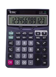 Hesap Makineleri CSL CS-130T 12 Hane Masa Tipi İşlem Kontrollü Hesap Makinesi Satın Al