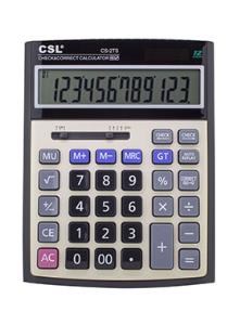 Hesap Makineleri CSL CS-2TS 12 Hane Masa Tipi İşlem Kontrollü Hesap Makinesi Satın Al