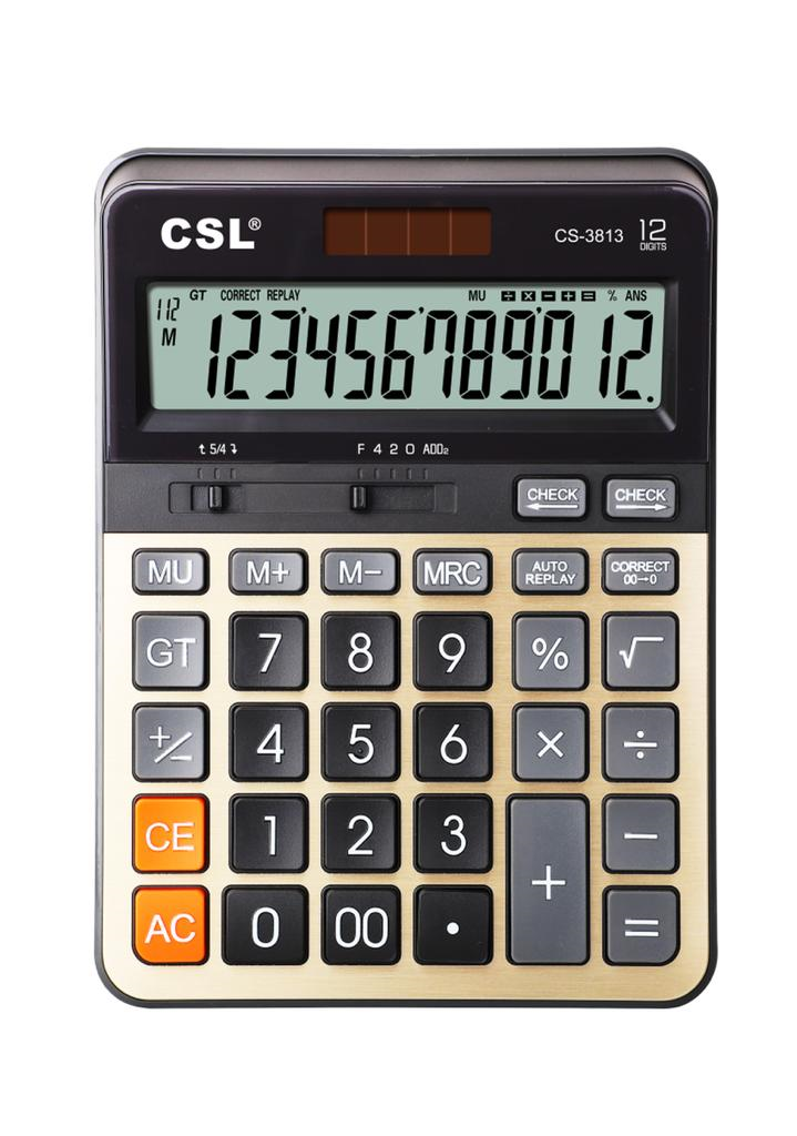 Hesap Makineleri CSL CS-3813 12 Hane Masa Tipi Hesap Makinesi Satın Al