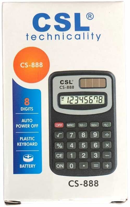 Hesap Makineleri CSL CS-888 8 Hane Cep Tipi Hesap Makinesi Satın Al