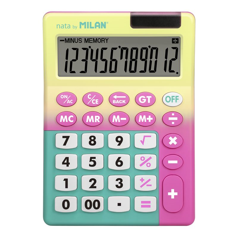 Hesap Makineleri MILAN 159706SN SUNSET 12 HANELİ HESAP MAKİNESİ - 6'LI Satın Al