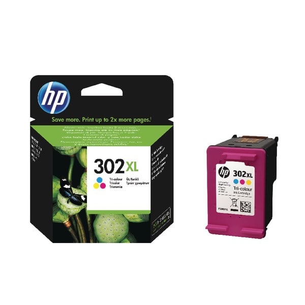 HP Kartuş Hp 302Xl F6U67Ae Renkli Orijinal Mürekkep Kartuş Yük.Kap. Satın Al
