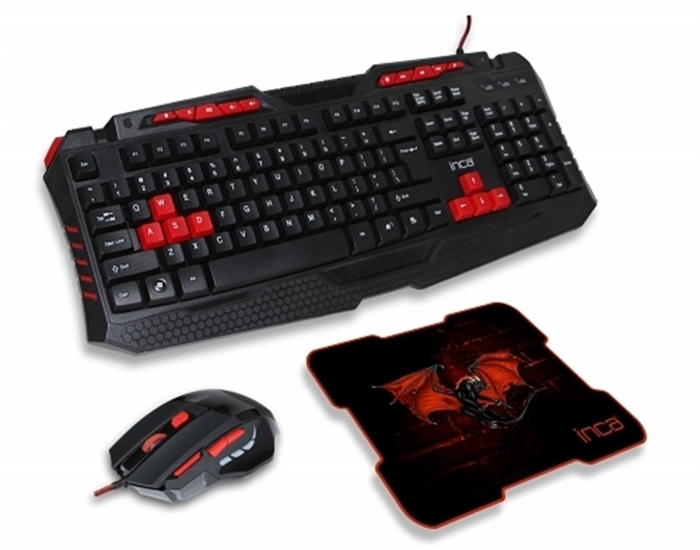 IKG-330 GAMING COMBO SET (GAMING KLAVYE+ MOUSE+ MOUSEPAD )