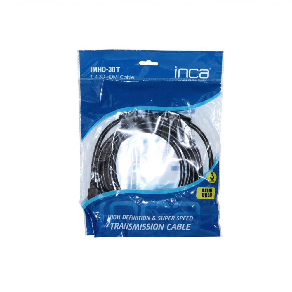 IMHD-30T INCA 3 METRE 1,4 V 3D HDMI HDMI KABLO