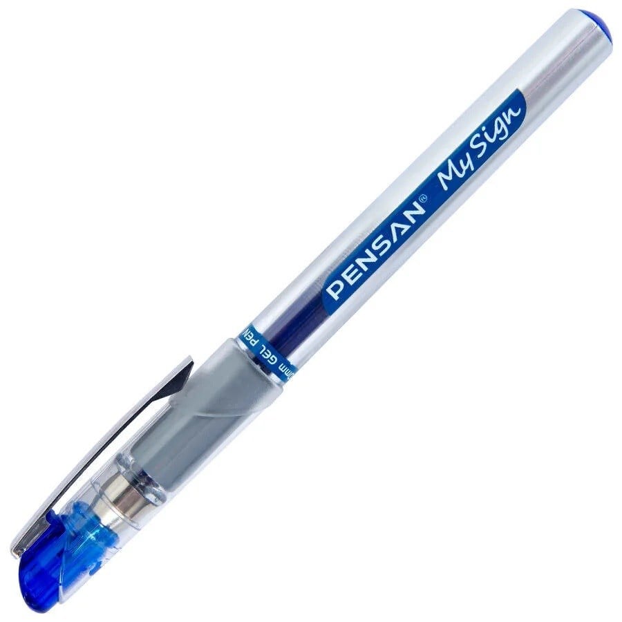 İmza Kalemleri Pensan 6030 My-Sign Jel İmza Kalemi 1.00 mm Mavi Satın Al