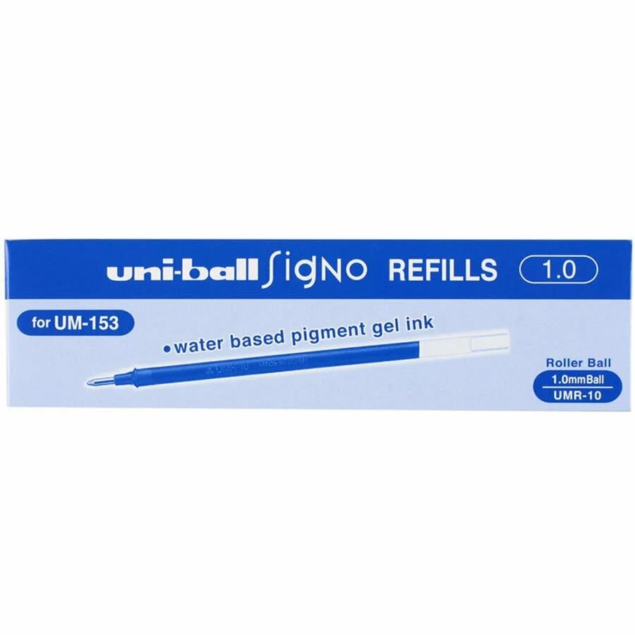 İmza Kalemleri Uni-ball Signo Umr-10 (Um-153) İmza Kalemi Yedeği 1 mm Mavi 12’li Satın Al