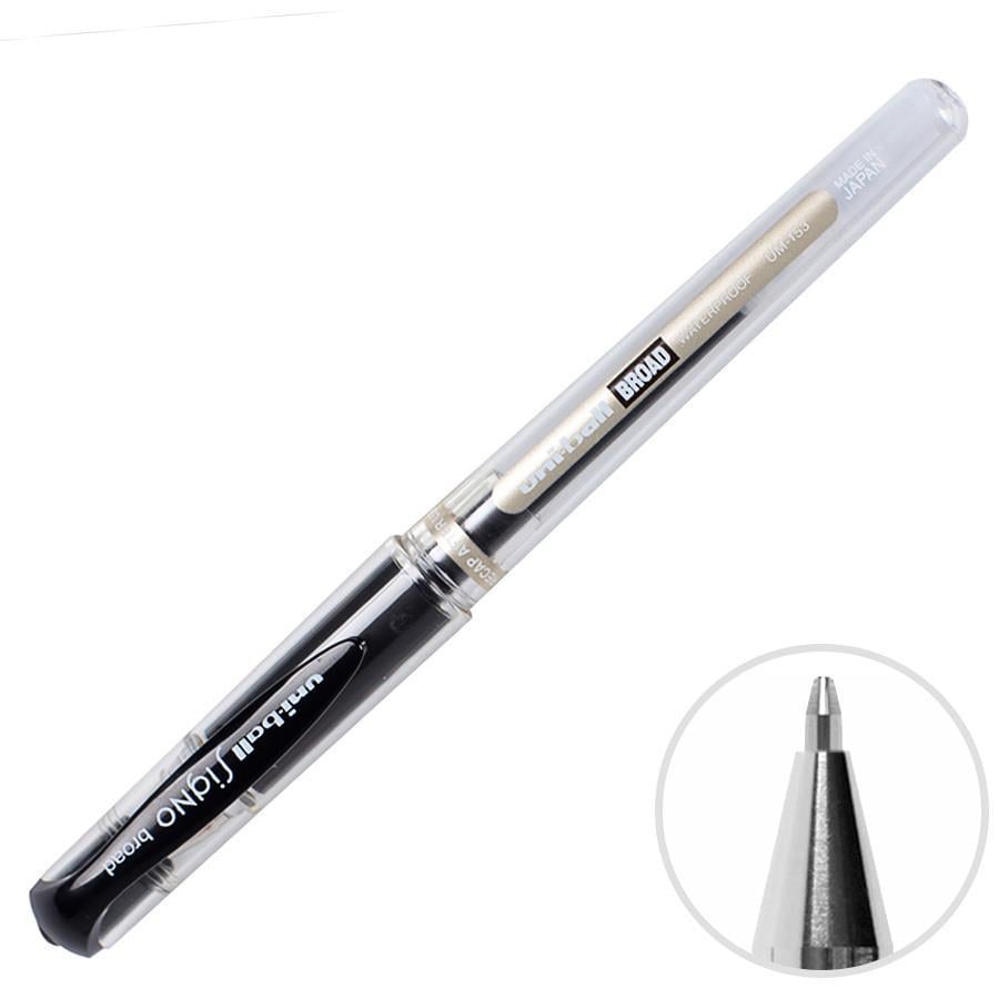 İmza Kalemleri Uni-Ball Um-153 Signo Broad İmza Kalemi Siyah 3'lü Paket Satın Al