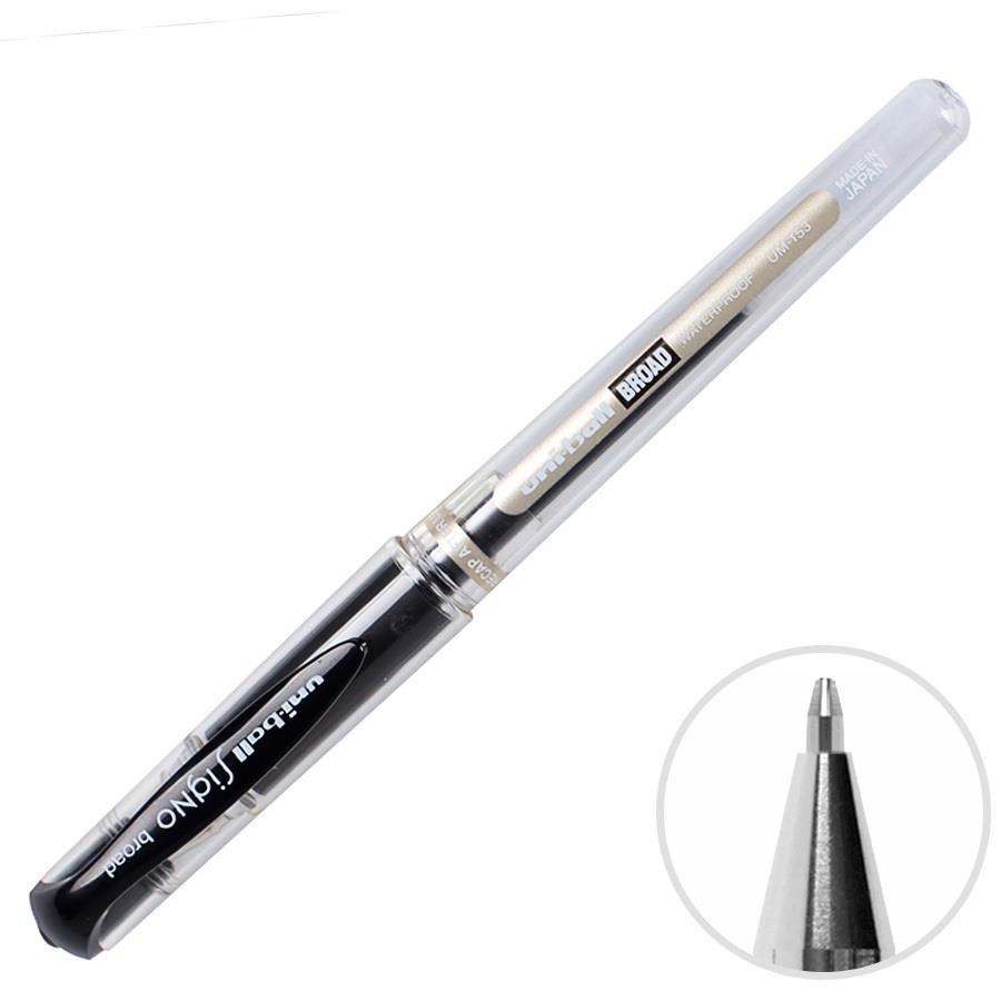 İmza Kalemleri Uni-Ball Um-153 Signo Broad İmza Kalemi Siyah 12'li Paket Satın Al