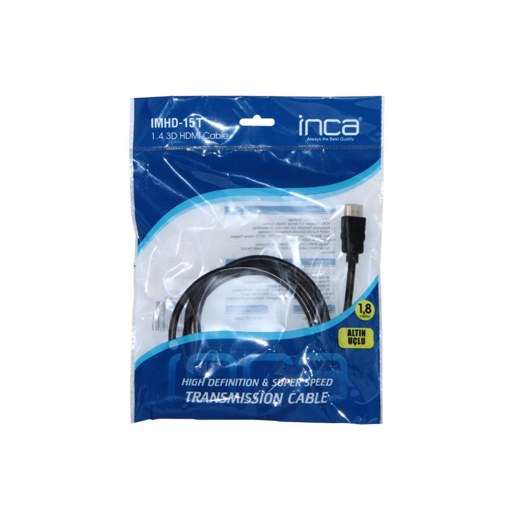 INCA 1,8 METRE HDMI KABLO POŞETLİ