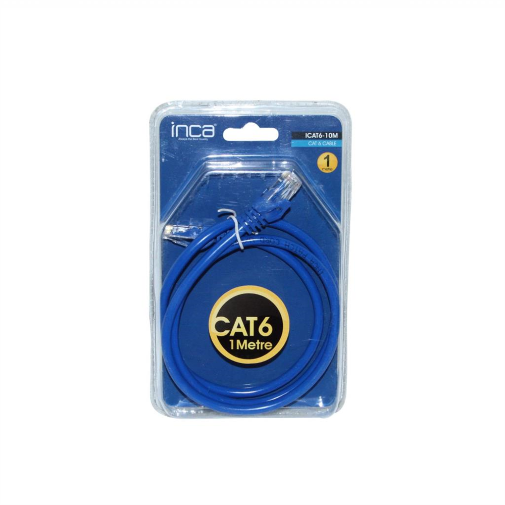 INCA ICAT6-10M CAT6 1 METRE MAVİ
