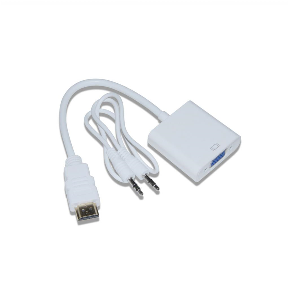 İnca IHTVJ-7 HDMI TO VGA Jaklı Ses Kablosu Dahil