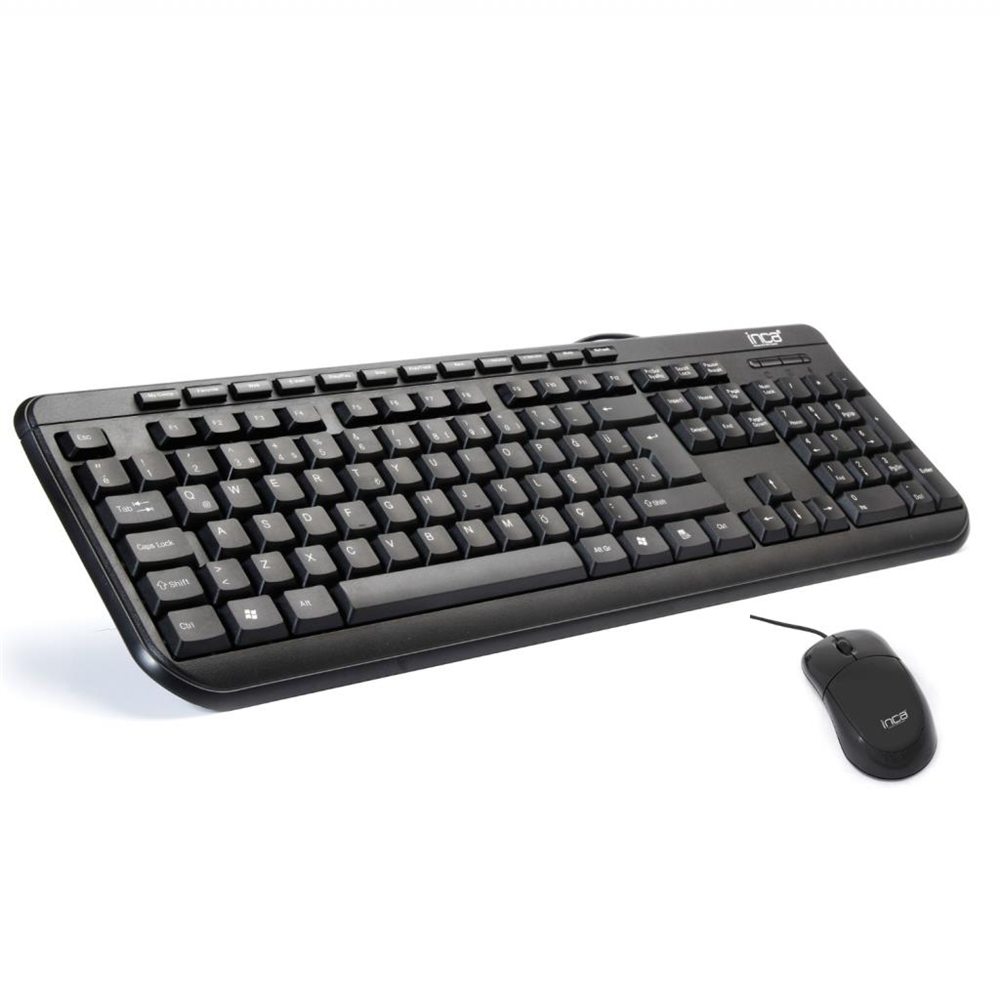 INCA IMK-374U Q /USB MULTİMEDİA BLACK LAZER TEKNOLOJİ KLAVYE +MOUSE COMBO SET