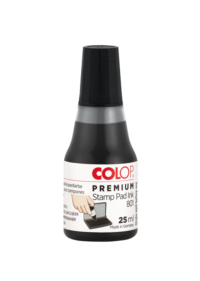 Istampa Kaşe ve Mürekkepleri COLOP 801 25ML SİYAH MÜREKKEP Satın Al