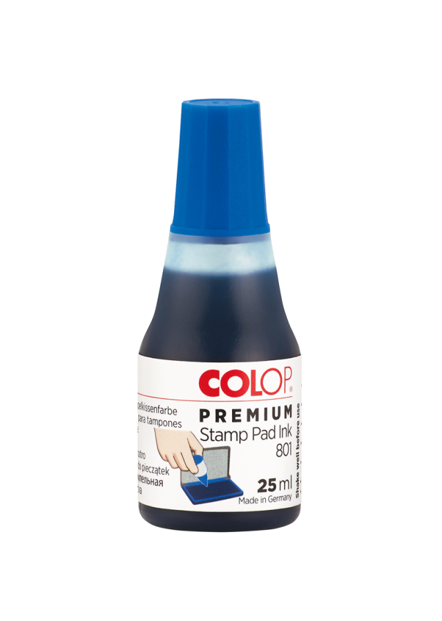 Istampa Kaşe ve Mürekkepleri COLOP 801 25ML MAVİ MÜREKKEP Satın Al