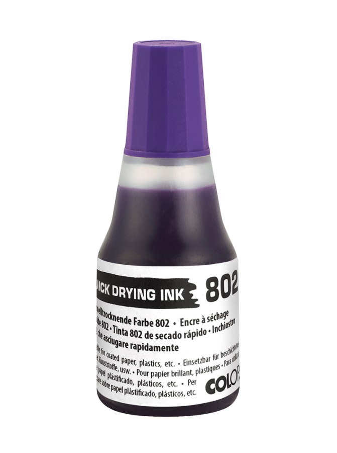 Istampa Kaşe ve Mürekkepleri COLOP 802 25ML ÇABUK KURUYAN MÜREKKEP MOR Satın Al