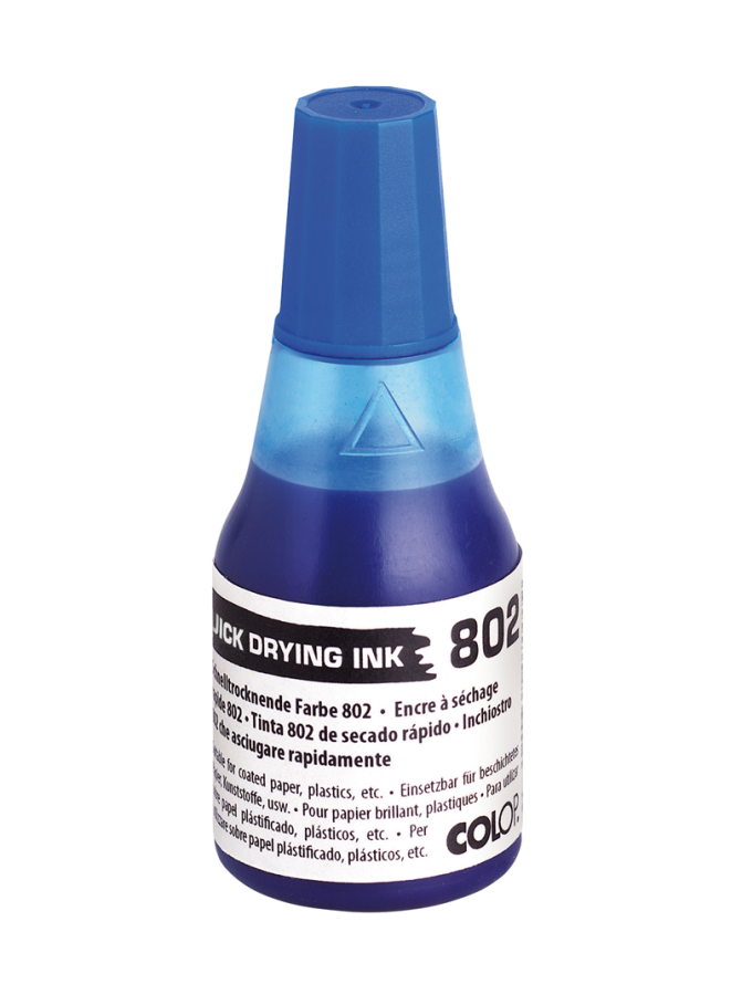 Istampa Kaşe ve Mürekkepleri COLOP 802 25ML ÇABUK KURUYAN MÜREKKEP MAVİ Satın Al