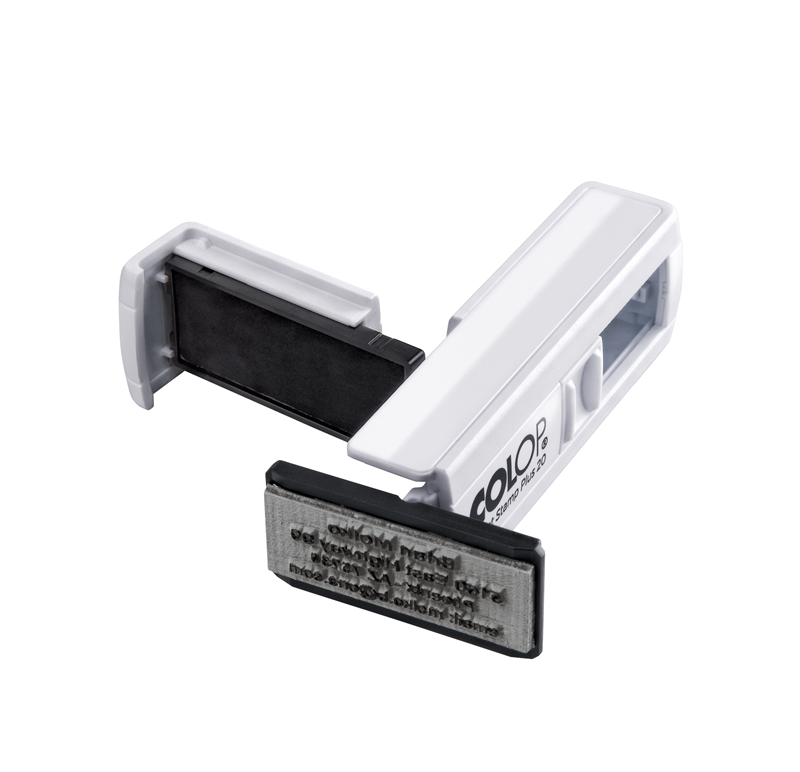 Istampa Kaşe ve Mürekkepleri COLOP CEP20 KAŞE BEYAZ KASA SİYAH KEÇE - 14X38MM Satın Al