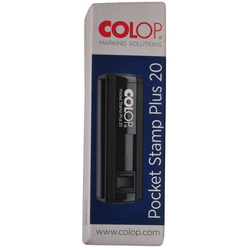 Istampa Kaşe ve Mürekkepleri COLOP CEP20 KAŞE SİYAH KASA SİYAH KEÇE - 14X38MM Satın Al