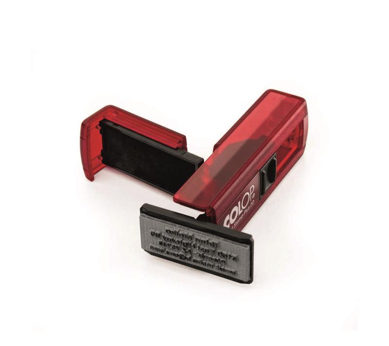 Istampa Kaşe ve Mürekkepleri COLOP CEP20 KAŞE KIRMIZI KASA SİYAH KEÇE - 14X38MM Satın Al