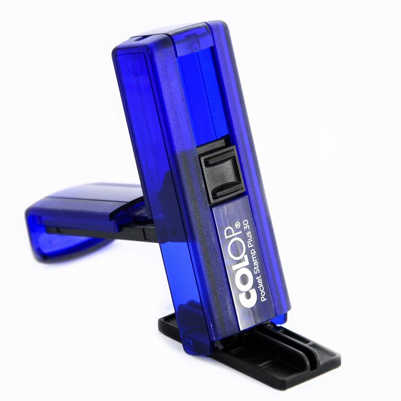 Istampa Kaşe ve Mürekkepleri COLOP CEP30 KAŞE MAVİ KASA SİYAH KEÇE - 18X47MM Satın Al