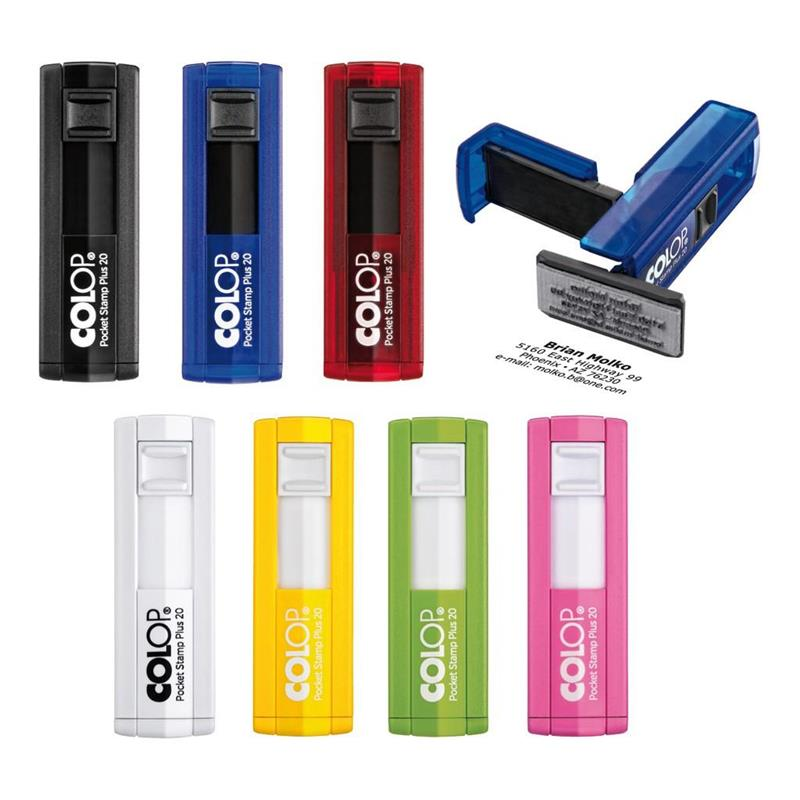 Istampa Kaşe ve Mürekkepleri COLOP CEP20 KAŞE BEYAZ KASA SİYAH KEÇE - 14X38MM Satın Al