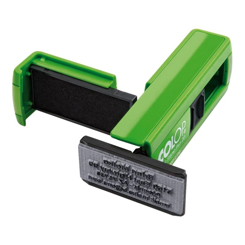 Istampa Kaşe ve Mürekkepleri COLOP CEP20 KAŞE YEŞİL KASA SİYAH KEÇE - 18X47MM Satın Al
