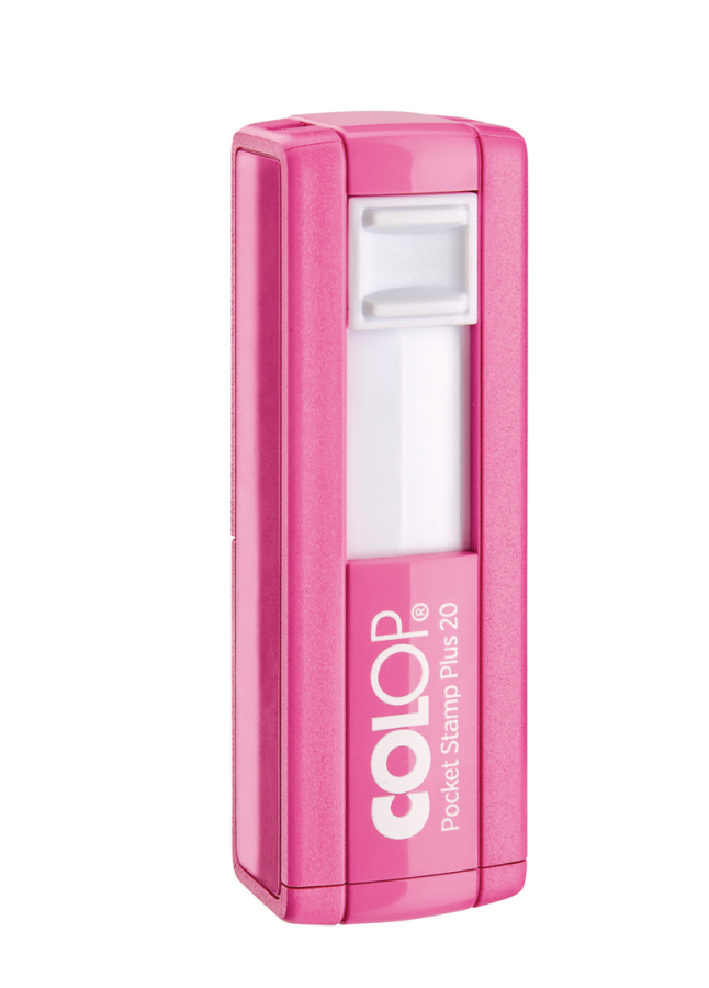 Istampa Kaşe ve Mürekkepleri COLOP CEP20 KAŞE PEMBE KASA SİYAH KEÇE - 14X38MM Satın Al