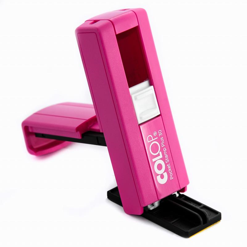 Istampa Kaşe ve Mürekkepleri COLOP CEP30 KAŞE PEMBE KASA SİYAH KEÇE - 18X47MM Satın Al