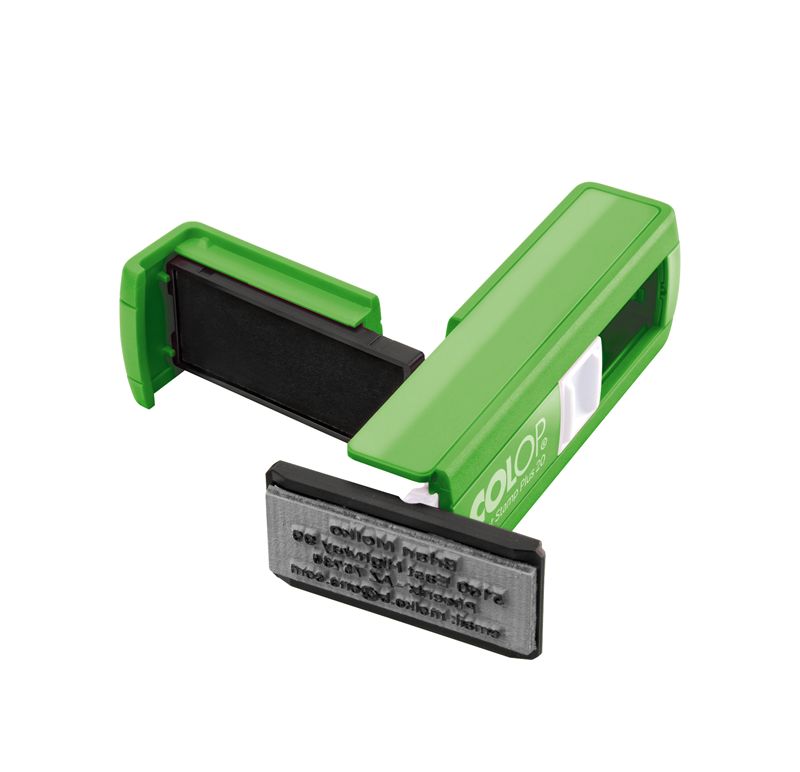 Istampa Kaşe ve Mürekkepleri COLOP CEP20 KAŞE YEŞİL KASA SİYAH KEÇE - 18X47MM Satın Al