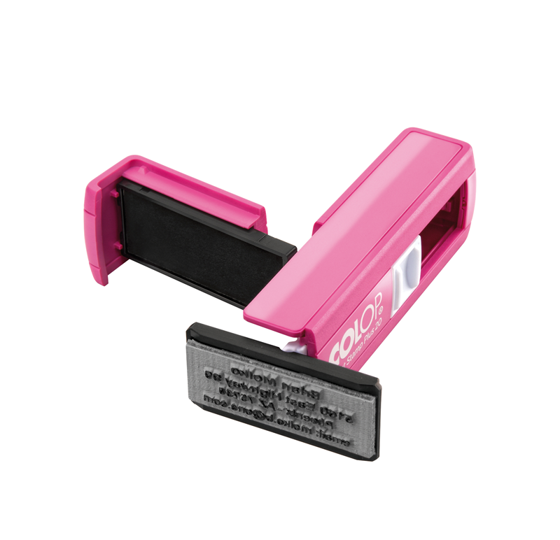 Istampa Kaşe ve Mürekkepleri COLOP CEP20 KAŞE PEMBE KASA SİYAH KEÇE - 14X38MM Satın Al